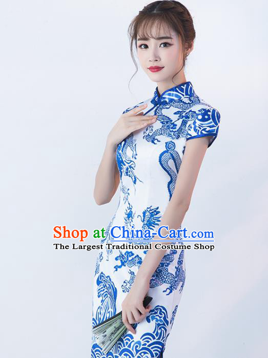 Top Chinese Traditional Qipao Dress Classical Costume Cheongsam for Women