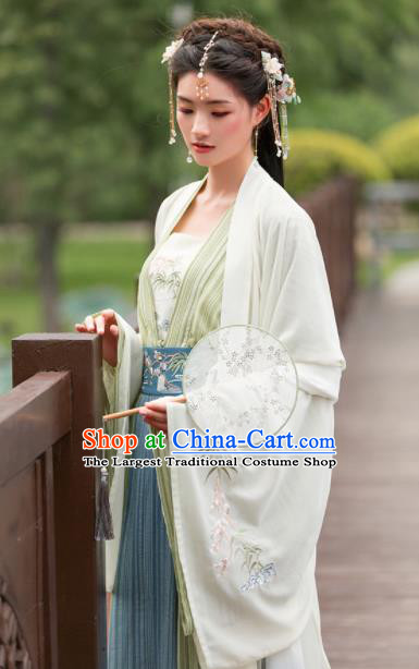 Chinese Ancient Tang Dynasty Nobility Lady Historical Costumes Traditional Princess Hanfu Dress for Women