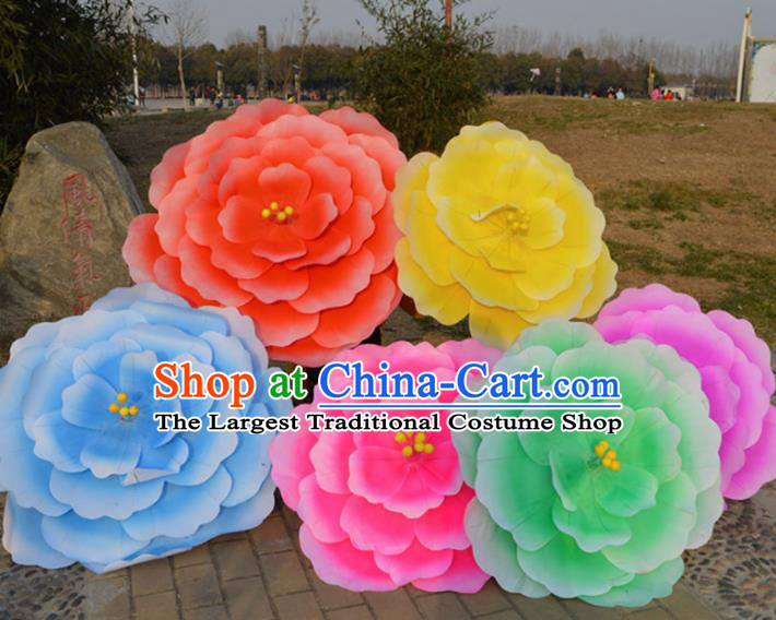 Chinese Traditional Folk Dance Prop Classical Dance Peony Umbrellas for Women