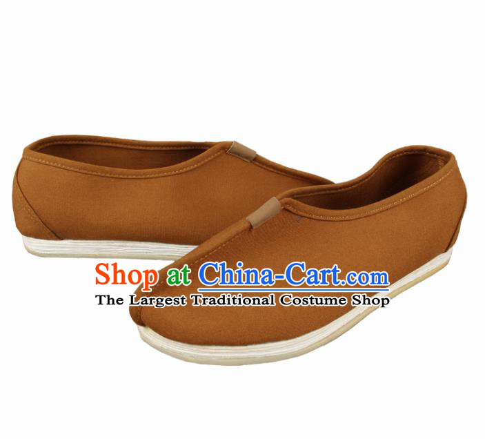 Chinese Traditional Buddhist Monk Shoes Buddhism Monks Cloth Shoes for Men