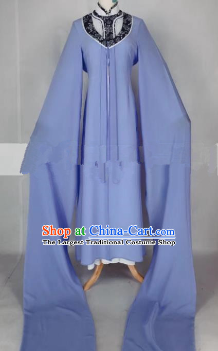 Professional Chinese Traditional Beijing Opera Qin Xianglian Lilac Dress Ancient Country Lady Costume for Women