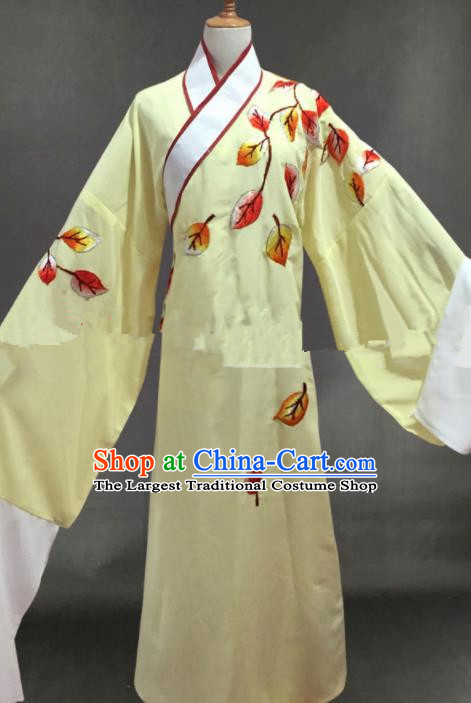 Professional Chinese Traditional Beijing Opera Niche Yellow Clothing Ancient Scholar Costume for Men