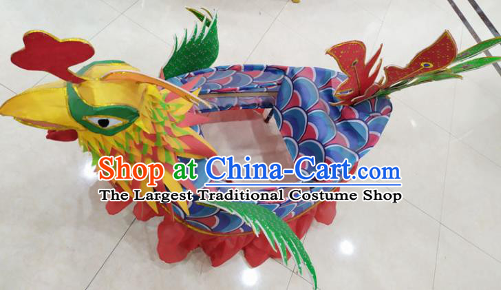 Chinese Lantern Festival Dance Phoenix Boat Traditional New Year Dragon Dance Prop Complete Set for Adult