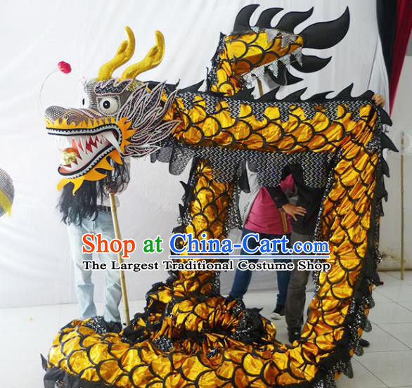 Chinese New Year Dragon Dance Competition Dragon Head Traditional Dragon Dance Prop Complete Set for Adult
