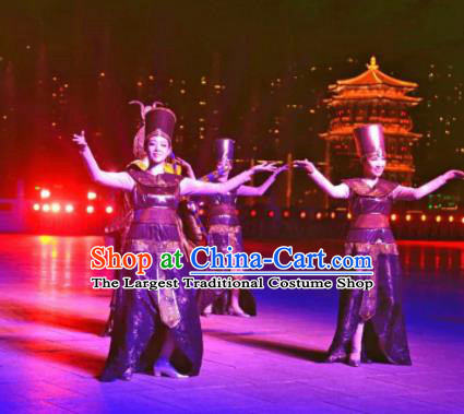 Chinese The Dream of Tang Dynasty Dance Dress Stage Performance Costume for Women
