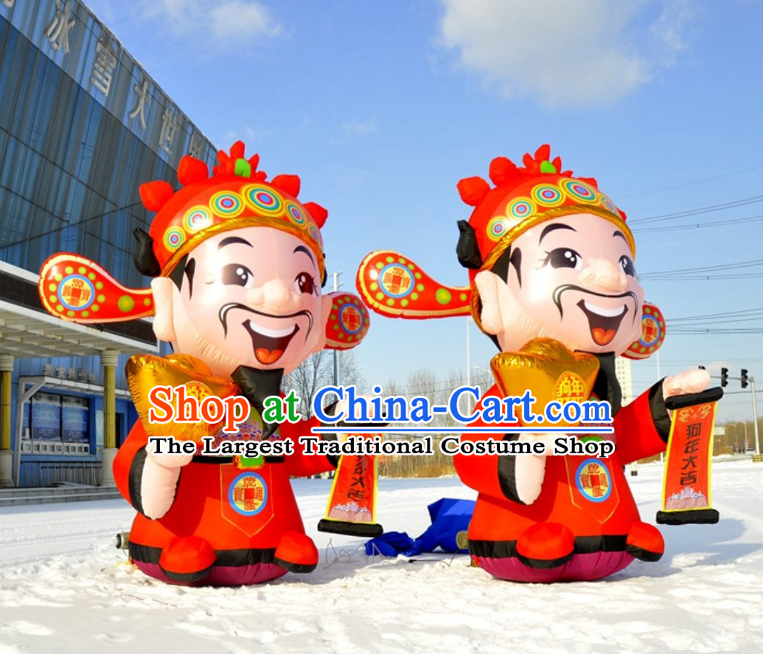 Chinese New Year Cai Shen Inflatable China Spring Festival God of Wealth Inflatables