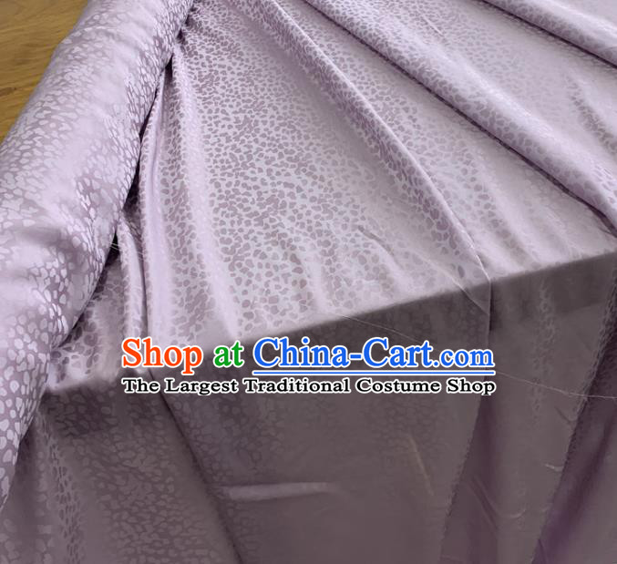 Chinese Classical Pattern Lilac Silk Fabric Traditional Ancient Hanfu Dress Brocade Cloth