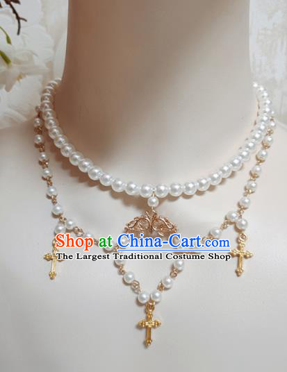 Top Grade Gothic Beads Necklace Handmade Necklet Accessories for Women