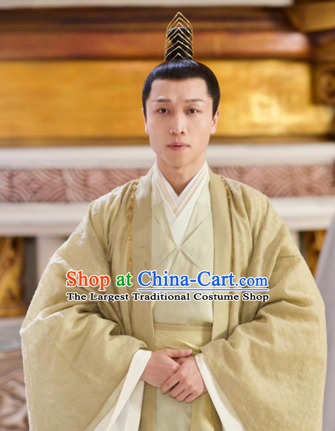 Chinese Ancient Drama Love and Destiny Lord of Dipper Si Ming Swordsman Replica Costumes for Men