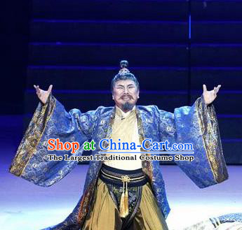 Chinese Drama Guangling Verse Ancient Jin Dynasty Official Clothing Stage Performance Dance Costume for Men