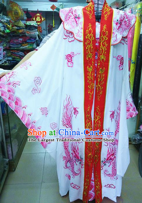Chinese Traditional Beijing Opera Emperor Costume Peking Opera Niche Rosy Robe for Adults