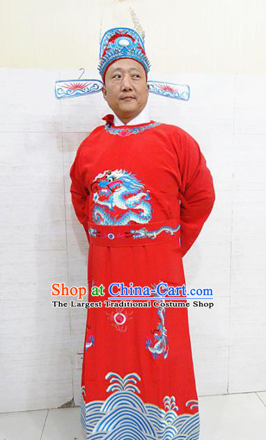 Chinese Traditional Beijing Opera Niche Robe Peking Opera Scholar Bridegroom Costume for Adults