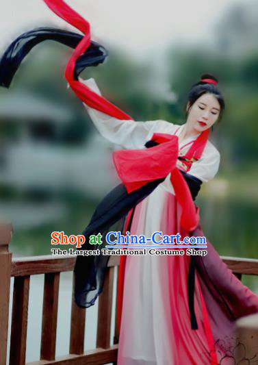 Chinese Ancient Princess Hanfu Dress Traditional Tang Dynasty Palace Lady Historical Costume for Women