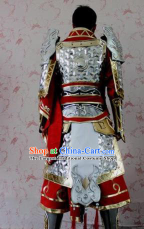 Chinese Ancient Cosplay General Costume Traditional Swordsman Body Armor for Men