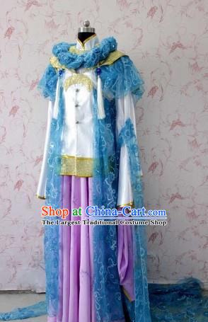 Chinese Ancient Female Swordsman Costume Traditional Cosplay Peri Princess Dress for Women