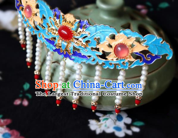 Chinese Ancient Handmade Palace Hair Crown Hairpins Traditional Classical Hair Accessories for Women