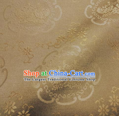 Asian Traditional Kimono Classical Phoenix Pattern Golden Damask Brocade Fabric Japanese Kyoto Tapestry Satin Silk Material