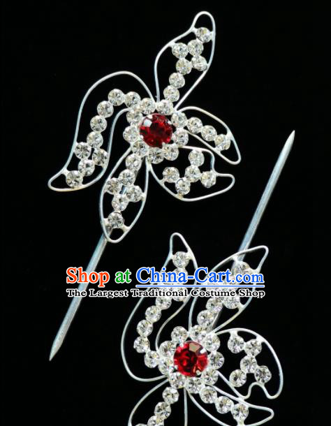 Chinese Ancient Princess Hairpins Traditional Peking Opera Artiste Hair Accessories for Women
