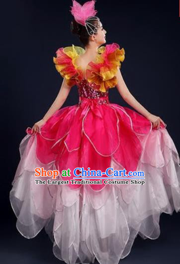 Chinese Traditional Opening Dance Dress Spring Festival Gala Stage Performance Costume for Women