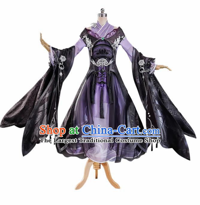 Chinese Traditional Cosplay Costume Ancient Swordswoman Hanfu Dress for Women