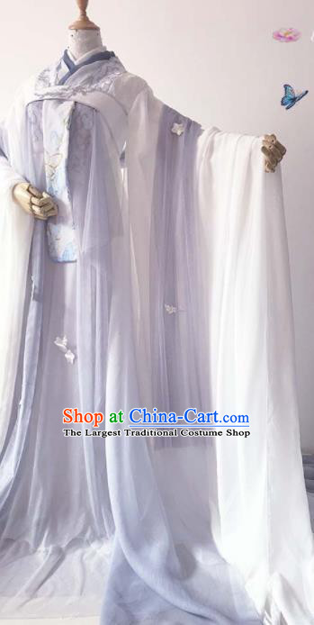 Chinese Traditional Cosplay Princess Costume Ancient Tang Dynasty Palace Lady Hanfu Dress for Women