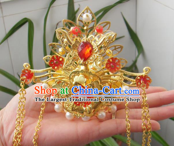 Chinese Traditional Goddess Hair Accessories Ancient Hairpins Phoenix Coronet for Women