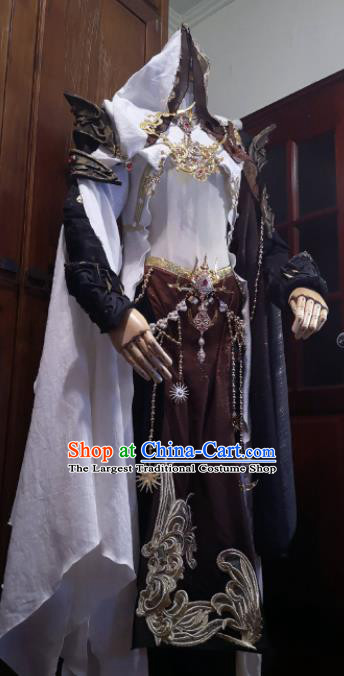 Chinese Traditional Cosplay Costume Ancient Swordsman Clothing for Men