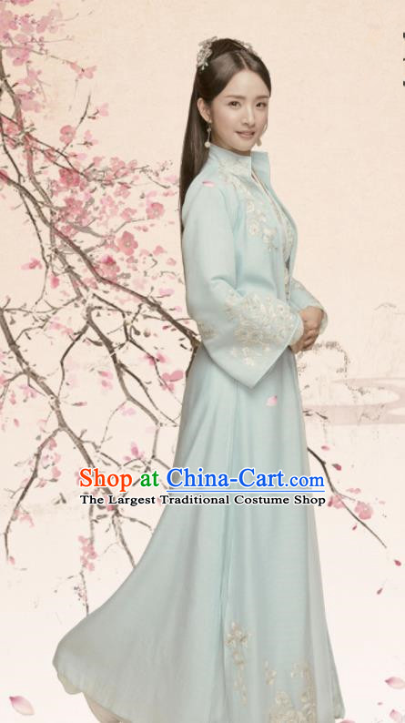 Chinese Northern and Southern Dynasties Princess Hanfu Dress Ancient Palace Lady Embroidered Historical Costume for Women