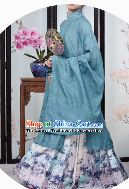 Traditional Chinese Ming Dynasty Historical Costume Ancient Dowager Embroidered Dress for Women