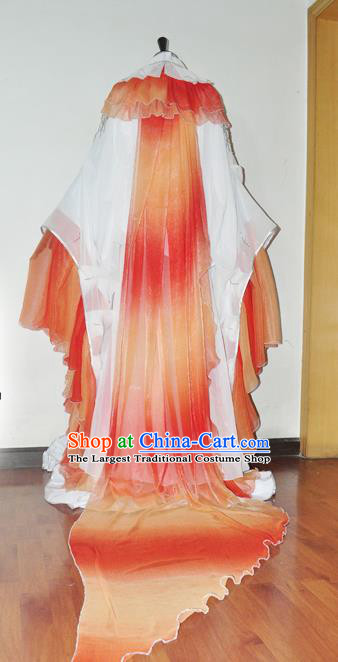 Traditional Chinese Han Dynasty Princess White Hanfu Dress Ancient Female Knight Embroidered Costume for Women