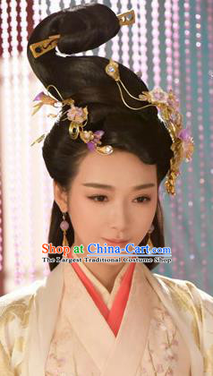 Handmade Chinese Court Hanfu Hairpins Traditional Hair Clip Ancient Han Dynasty Queen Hair Accessories for Women