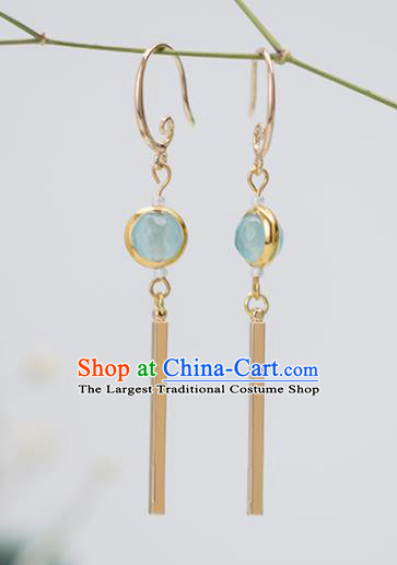 Handmade Chinese Classical Hanfu Earrings Ancient Palace Ear Accessories for Women
