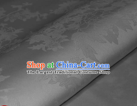 Chinese Traditional Royal Pattern White Brocade Material Cheongsam Classical Fabric Satin Silk Fabric