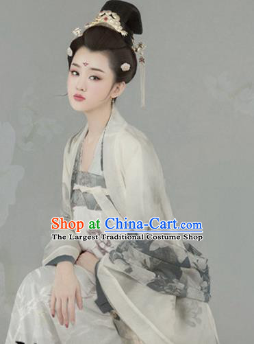 Chinese Ancient Palace Concubine Hanfu Dress Traditional Tang Dynasty Queen Historical Costume for Women