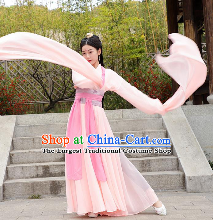 Chinese Ancient Dunhuang Flying Apsaras Dance Hanfu Dress Han Dynasty Palace Princess Historical Costume for Women