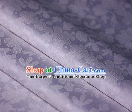 Asian Chinese Traditional Classical Pattern Purple Brocade Cheongsam Silk Fabric Chinese Satin Fabric Material