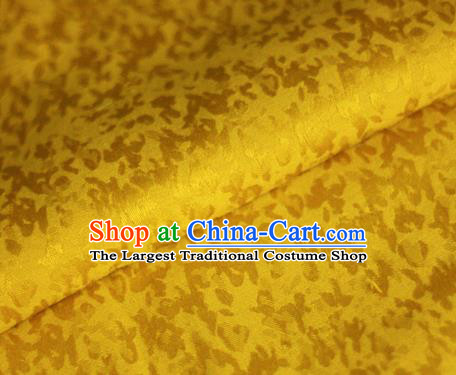 Chinese Classical Pattern Golden Brocade Cheongsam Silk Fabric Chinese Traditional Satin Fabric Material