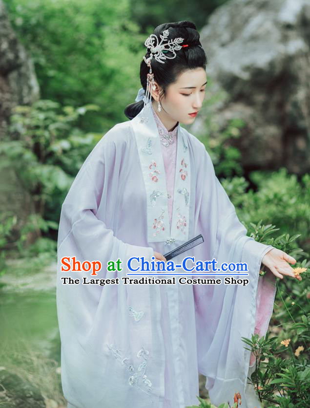 Chinese Ancient Drama Dream of the Red Chamber Hanfu Dress Traditional Ming Dynasty Dowager Li Wan Historical Costume for Women