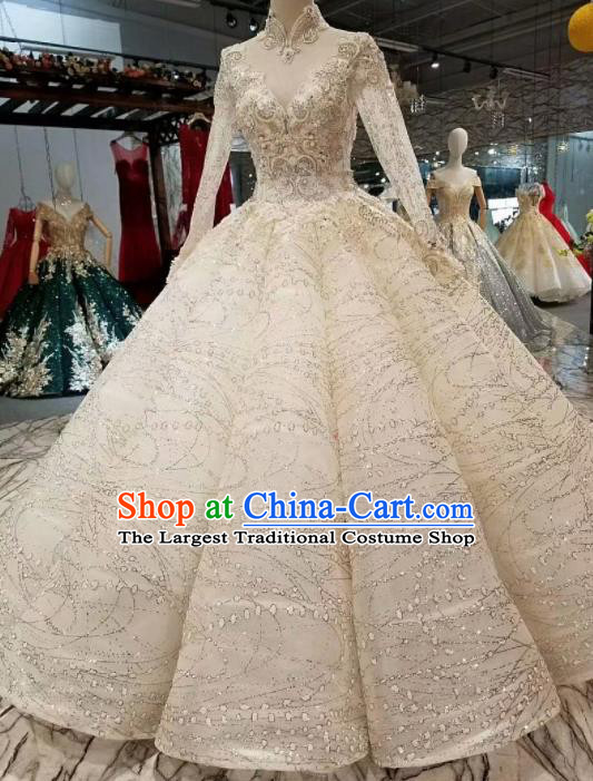 Customize Handmade Princess Fantasy Full Dress Wedding Court Bride Costume for Women