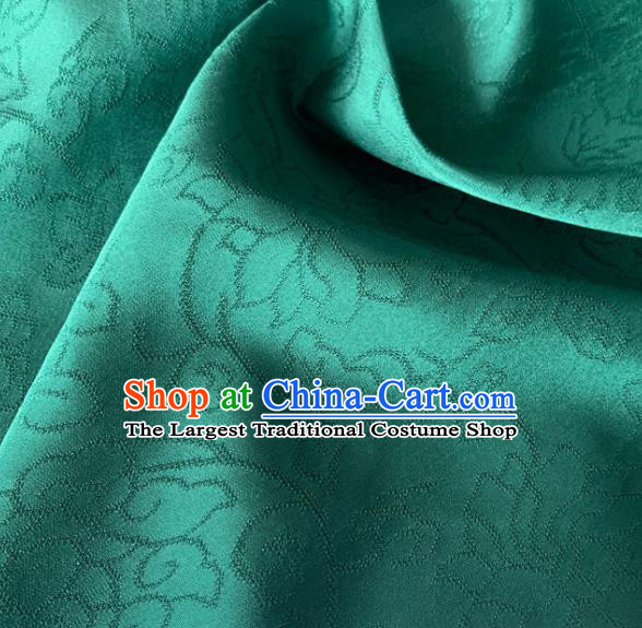 Chinese Traditional Pattern Design Green Brocade Fabric Asian Silk Fabric Chinese Fabric Material