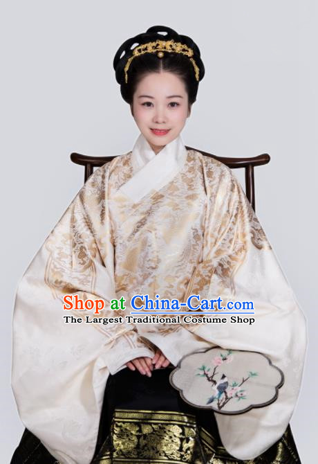 Ancient Chinese Ming Dynasty Court Queen Hanfu Dress Traditional Imperial Empress Replica Costume for Women