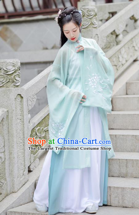 Chinese Ancient Ming Dynasty Court Hanfu Dress Antique Traditional Palace Princess Historical Costume for Women