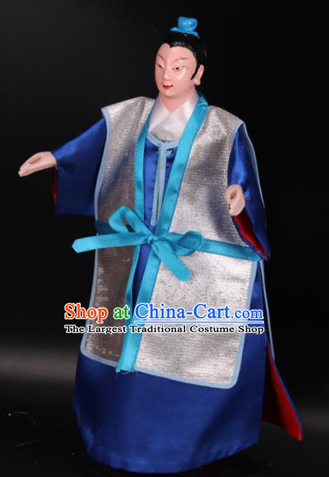 Traditional Chinese Handmade Madam White Snake Xu Xian Puppet String Puppet Wooden Image Marionette Puppets Arts Collectibles