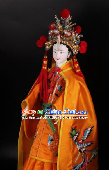 Traditional Chinese Handmade Queen Puppet Marionette Puppets String Puppet Wooden Image Arts Collectibles