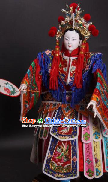 Traditional Chinese Imperial Consort Marionette Puppets Handmade Puppet String Puppet Wooden Image Arts Collectibles