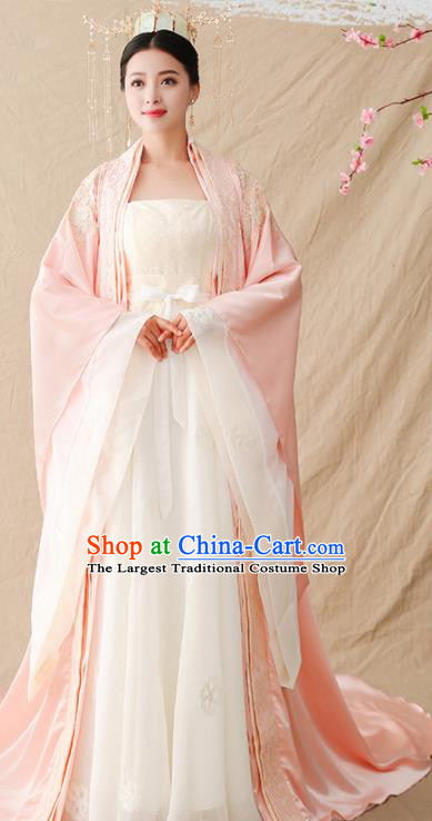 Traditional Chinese Tang Dynasty Queen Hanfu Clothing Ancient Drama Imperial Empress Replica Costumes for Women