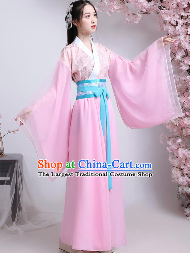 Traditional Chinese Han Dynasty Court Lady Hanfu Dress Ancient Drama Replica Costumes for Women