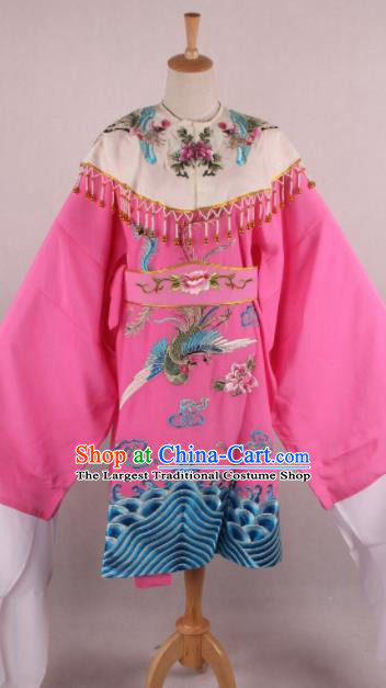 Chinese Beijing Opera Imperial Consort Pink Dress Ancient Traditional Peking Opera Actress Costume for Women