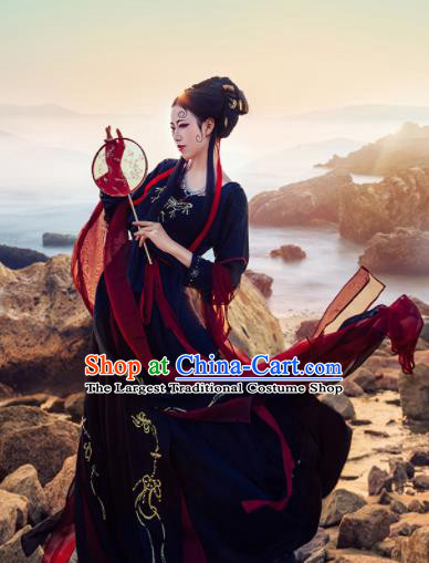Chinese Ancient Drama Imperial Consort Hanfu Dress Traditional Tang Dynasty Las Meninas Replica Costumes for Women
