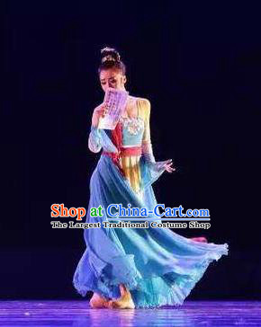 Traditional Chinese Classical Dance Ballet Ru Yi Niang Costume Stage Show Beautiful Dance Dress for Women